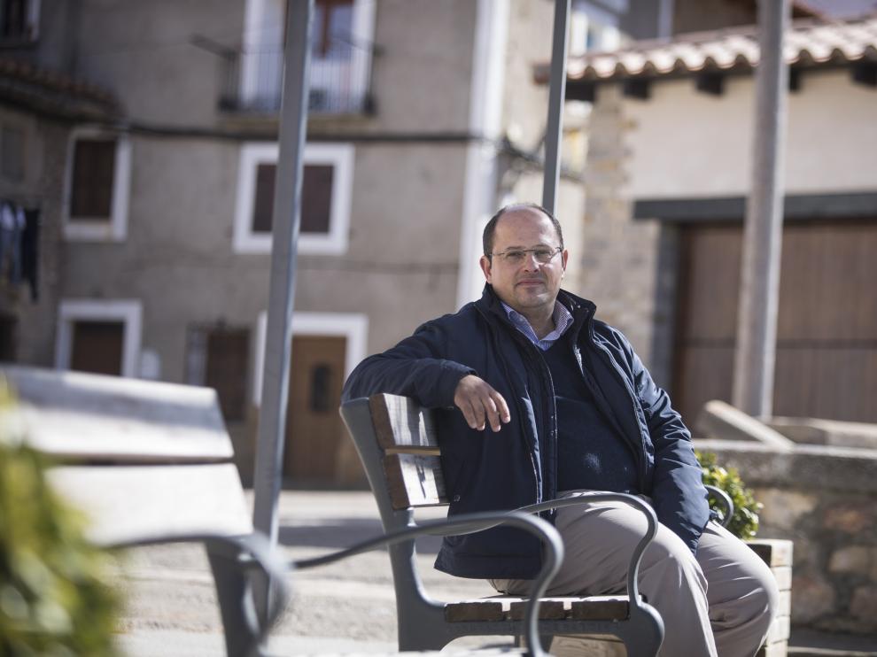 Alberto Izquierdo, en Gúdar.