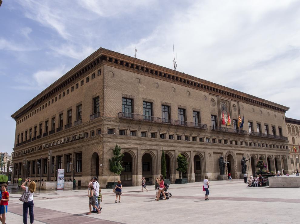 Ayuntamiento de Zaragoza, lugar desde donde se iniciará la marcha.