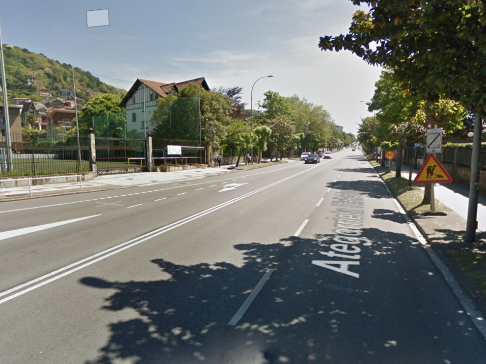 Los hechos ocurrieron en la avenida Ategorrieta de San Sebastián.