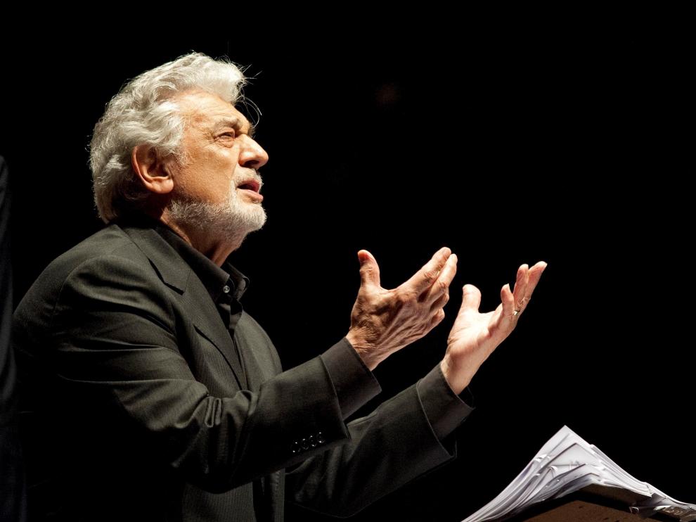 Foto de archivo del tenor español Plácido Domingo.