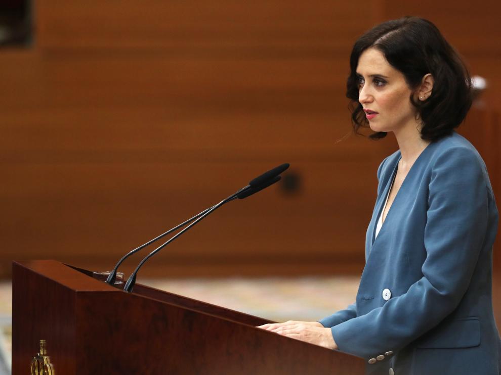 La candidata del PP a la Comunidad de Madrid, Isabel Díaz Ayuso