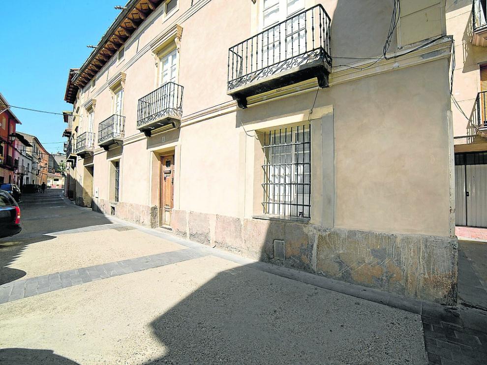 Zona del casco histórico que se busca mejorar con el Plan de la Almunia.