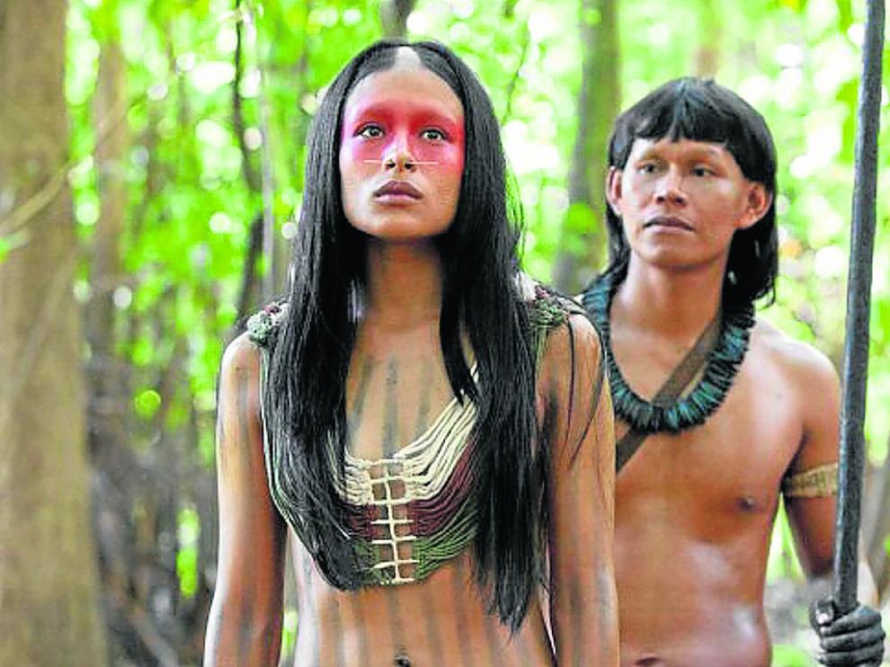 Yua y Ushe en la serie ‘Frontera verde’, también conocidos como los Eternos.