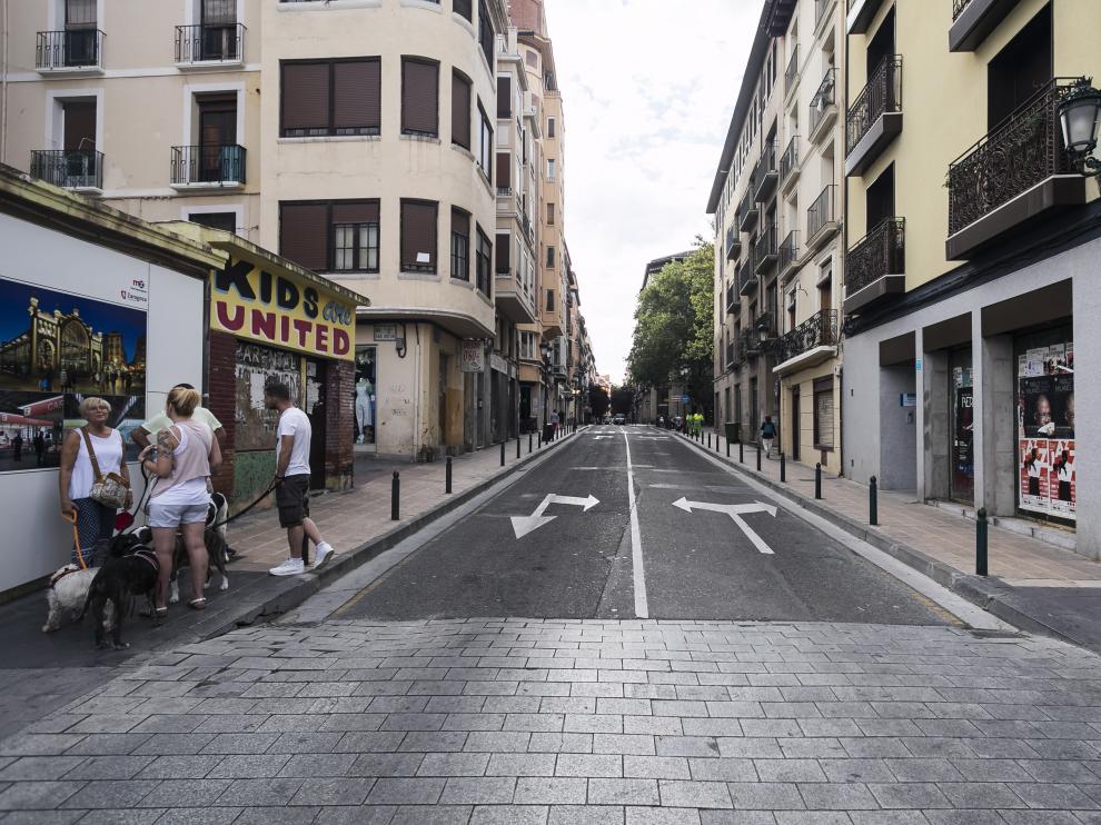 La calle de Manifestación quedó a las puertas de ser reformada.