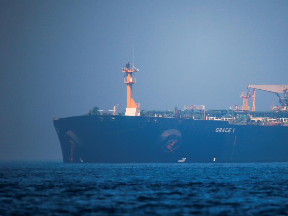 El petrolero iraní 'Grace 1' estaba retenido en Gibraltar desde el pasado 4 de julio.