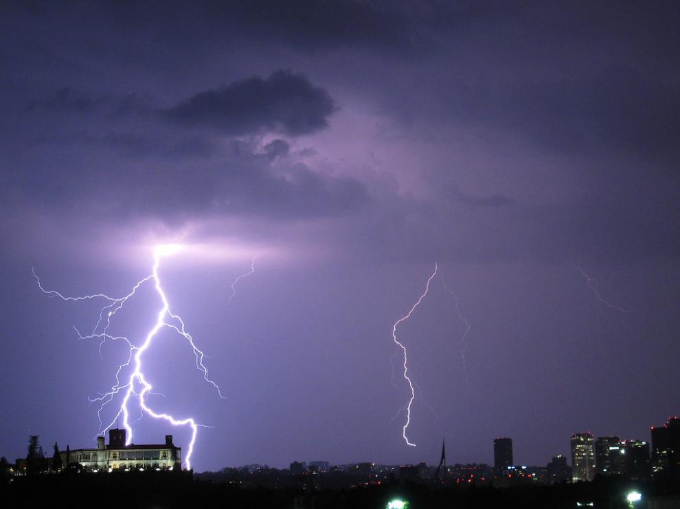 Tormenta eléctrica.