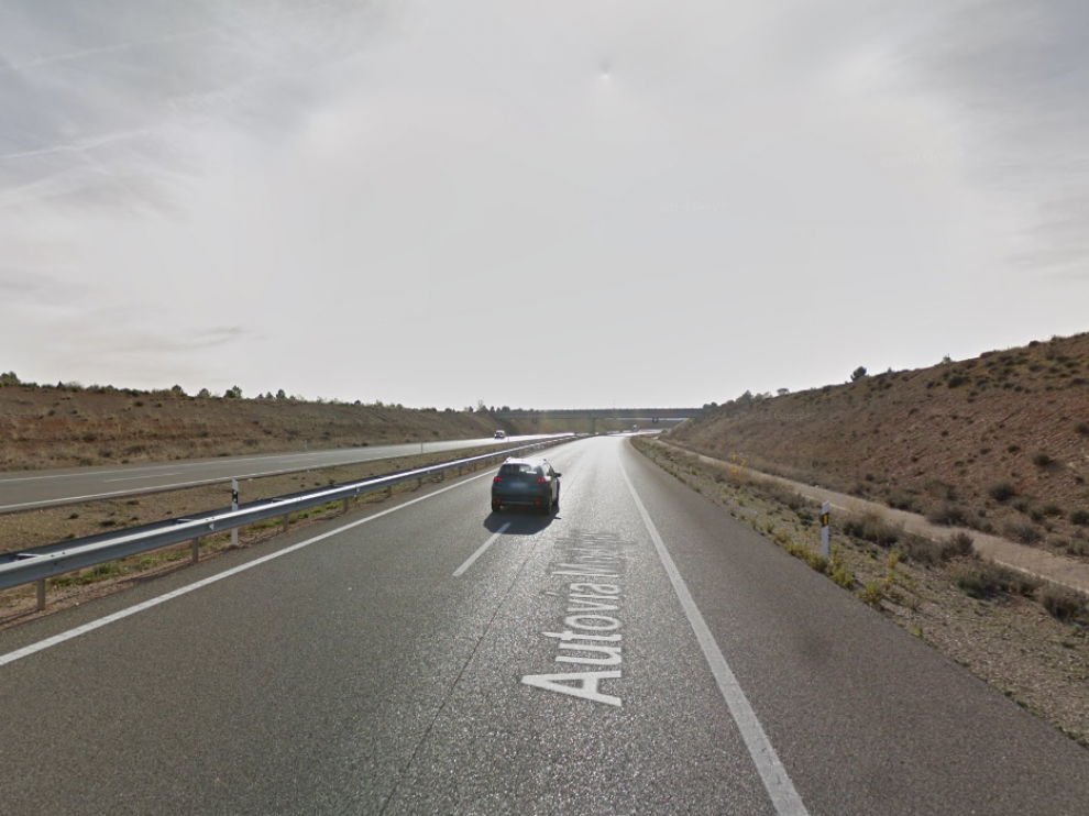 El accidente se ha producido en la A-23, a la altura de Cariñena.