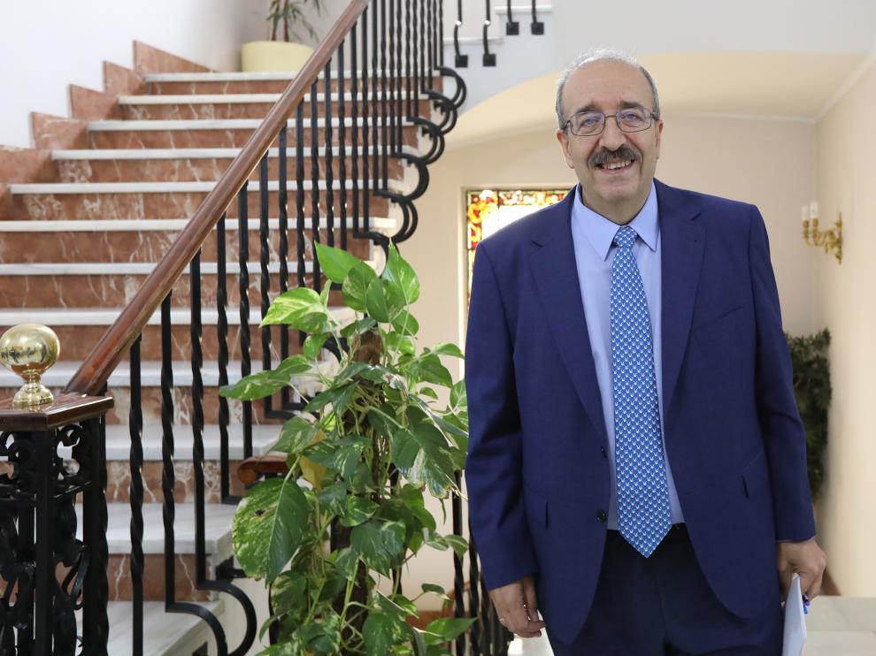 Manuel Rando, en la Diputación Provincial de Teruel.