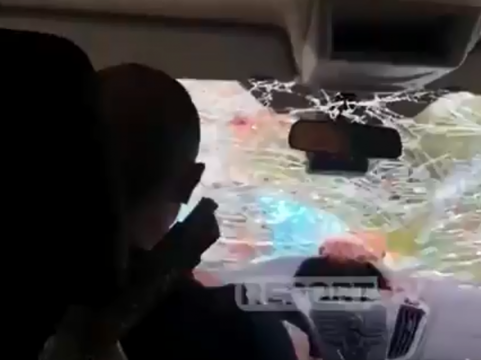Imagen tomada del vídeo del violento ataque.