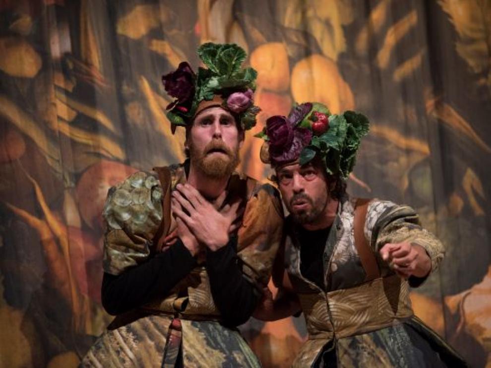 Interpretación de la 'Comedia Aquilana' en Festival de Teatro y Danza ‘Castillo de Niebla’ (Huelva).
