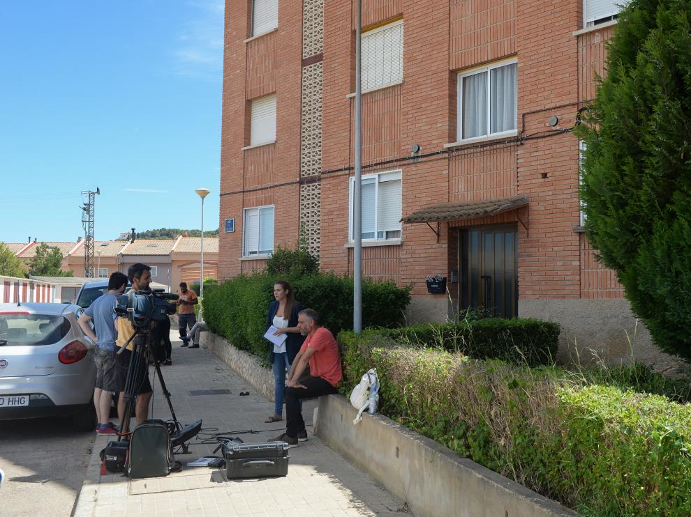Exterior de la vivienda en la que se ocurrió el crimen.