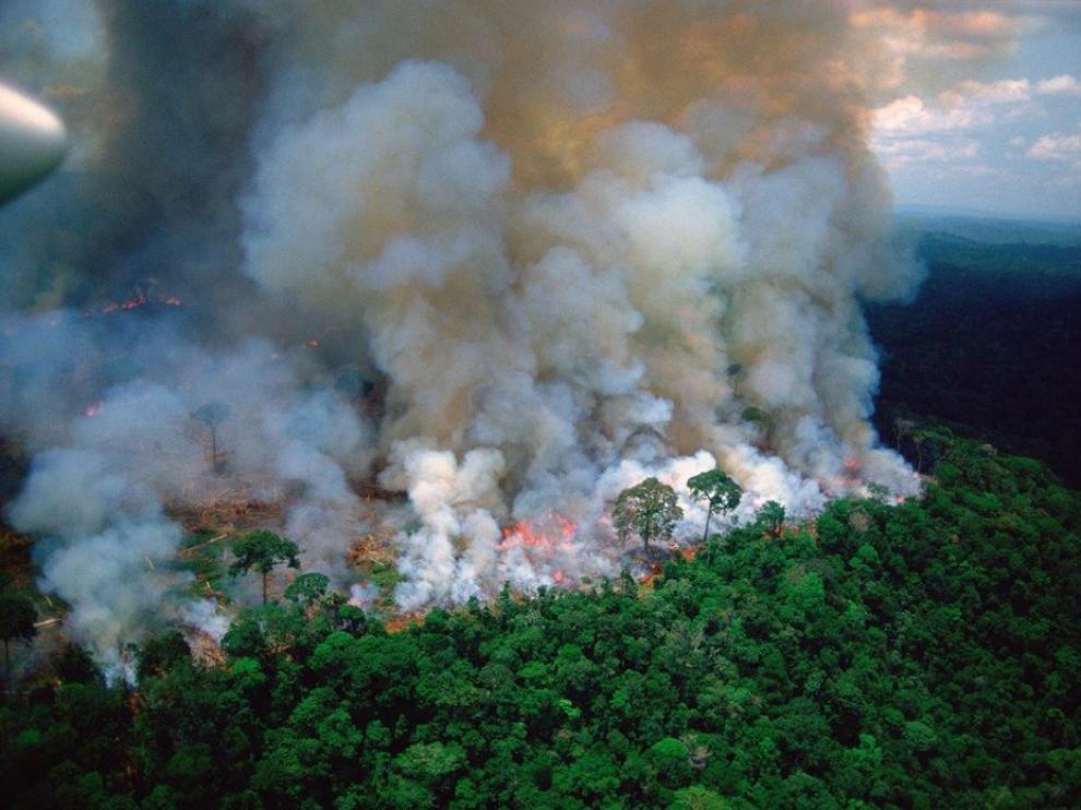 El centro de investigación espacial de Brasil, dijo que desde el jueves las imágenes satelitales detectaron 9.507 incendios forestales, principalmente en la cuenca del Amazonas.