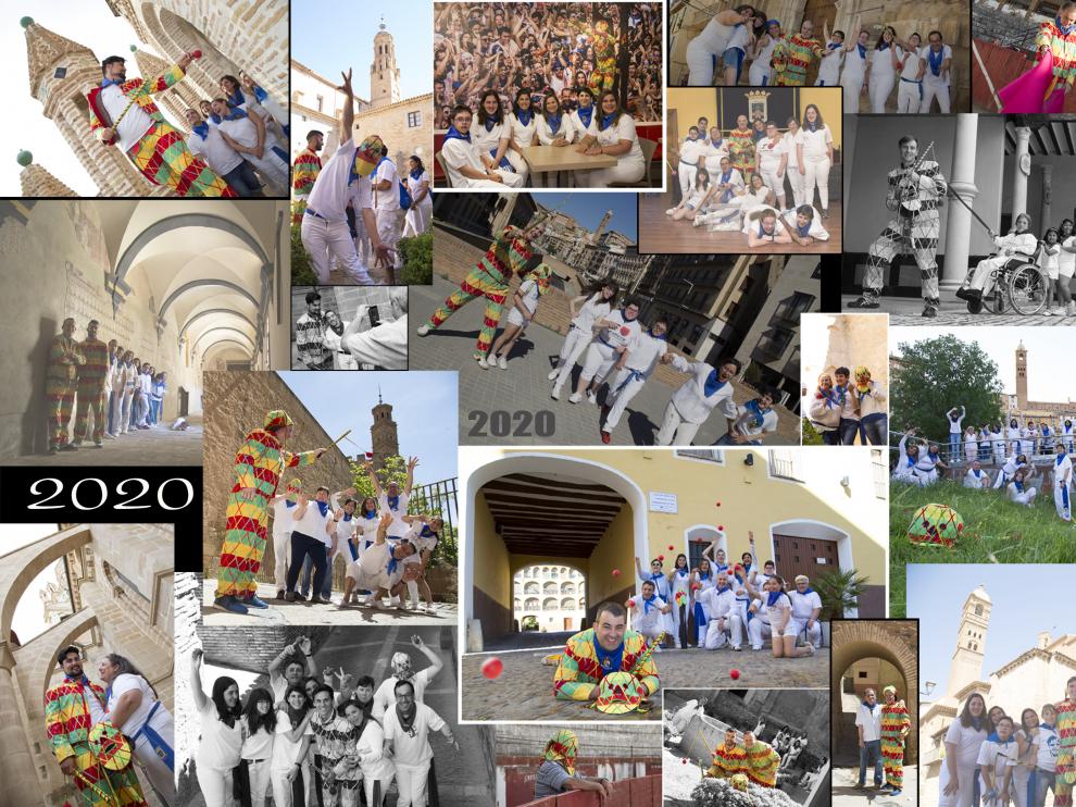 Portada del calendario solidario de Pierres en la que aparecen todas las fotografías interiores.