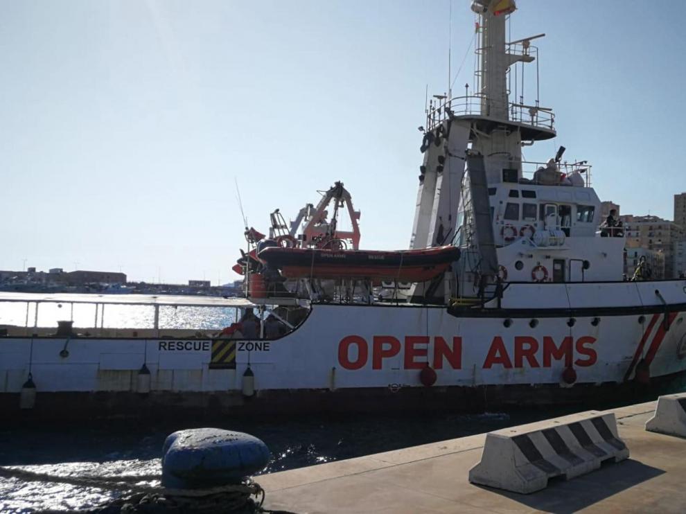 El barco de la ONG Open Arms.