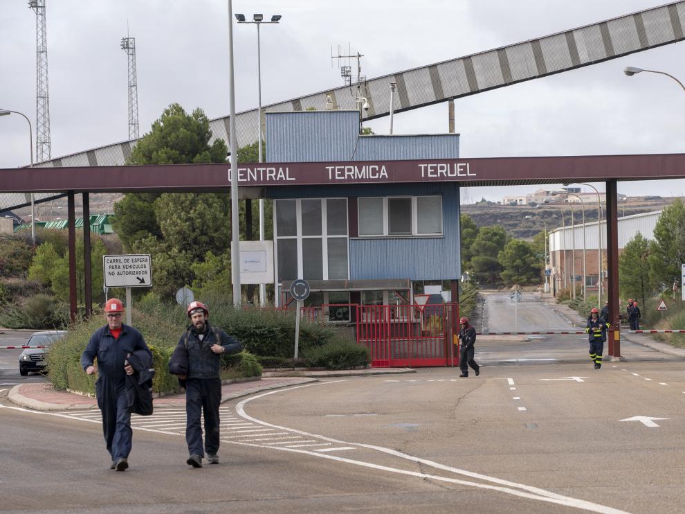 Imagen del exterior de la central térmica de Andorra