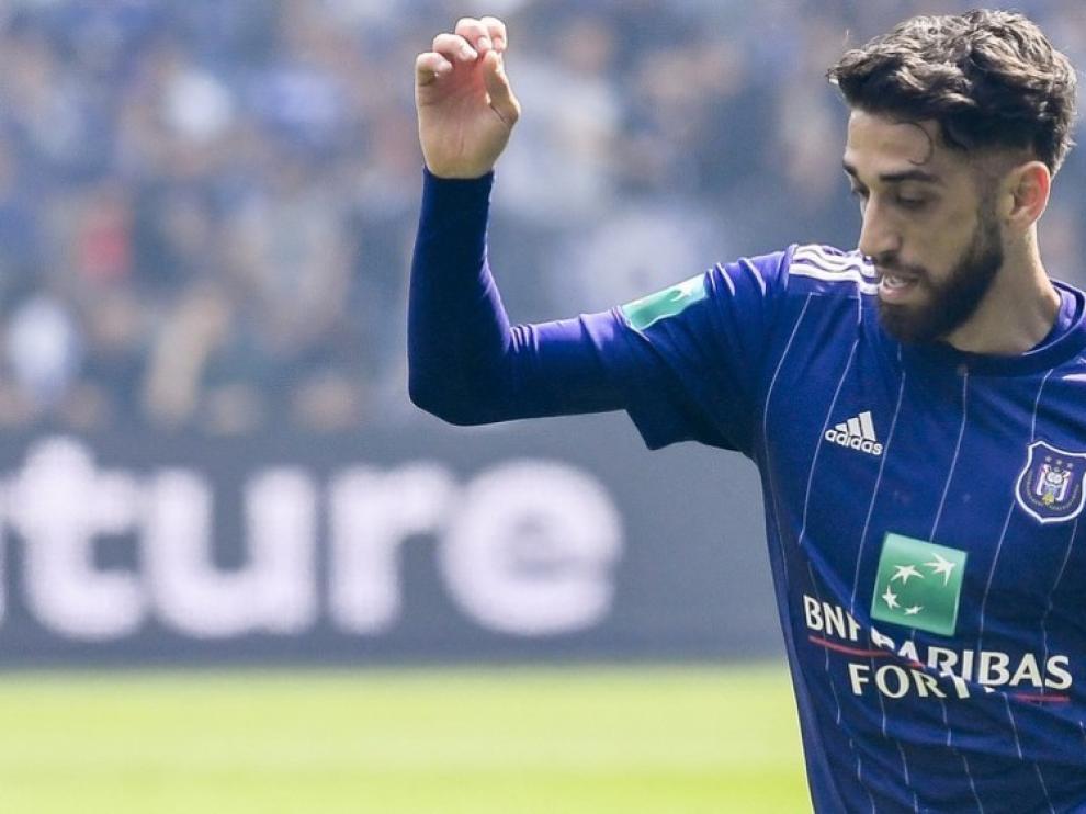 Josué Sá, durante un compromiso con el Anderlecht belga.