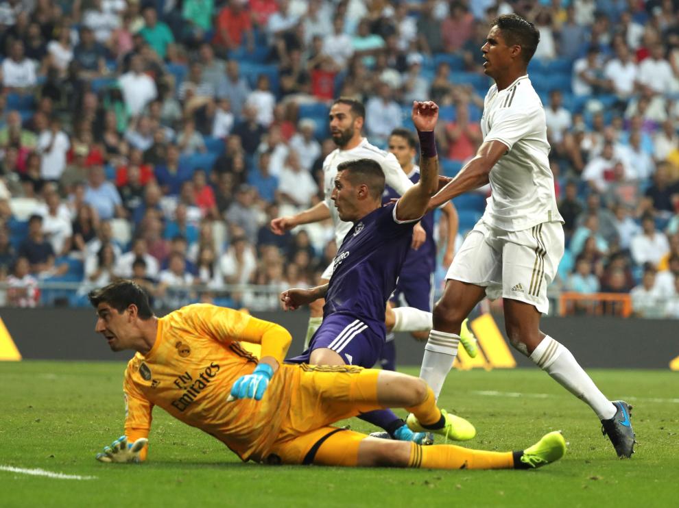 Sergi Guardiola anota el empate en la recta final del choque.