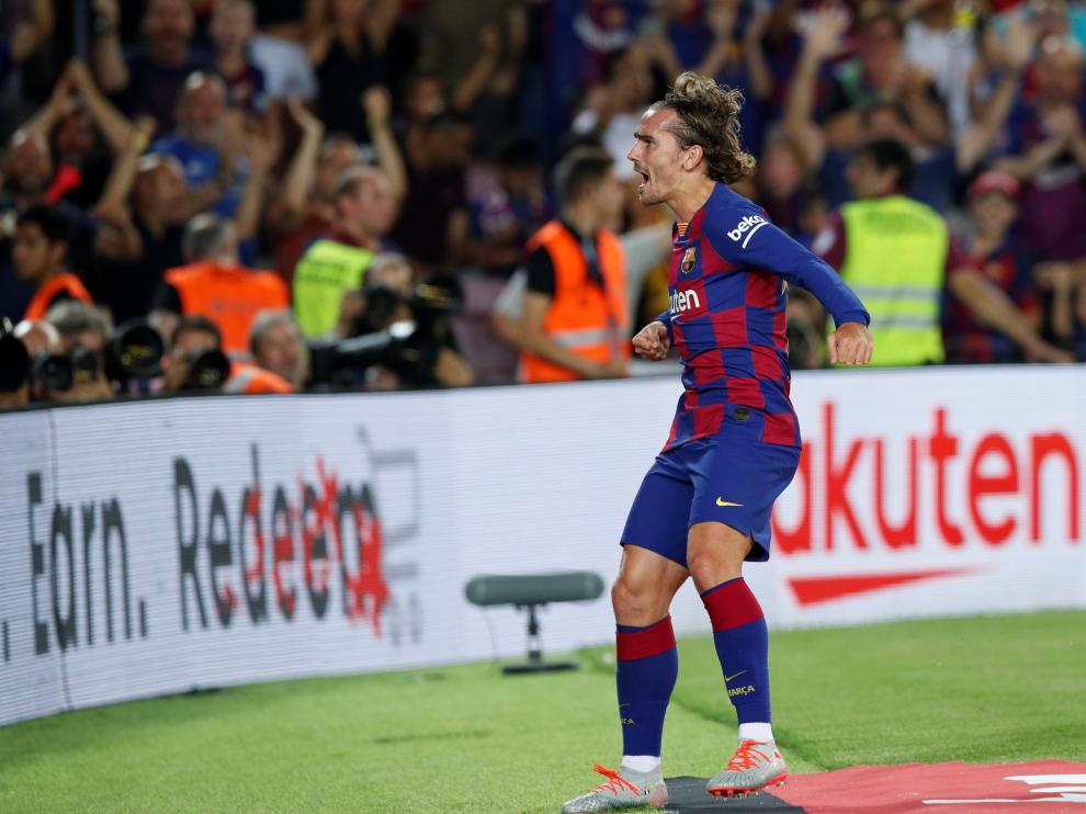 Griezmann salva al Barcelona.