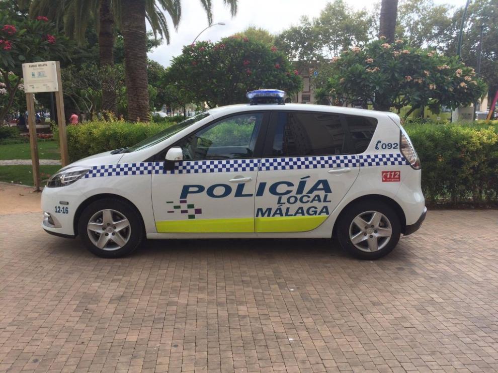 Una patrulla de la Policía Local de Málaga
