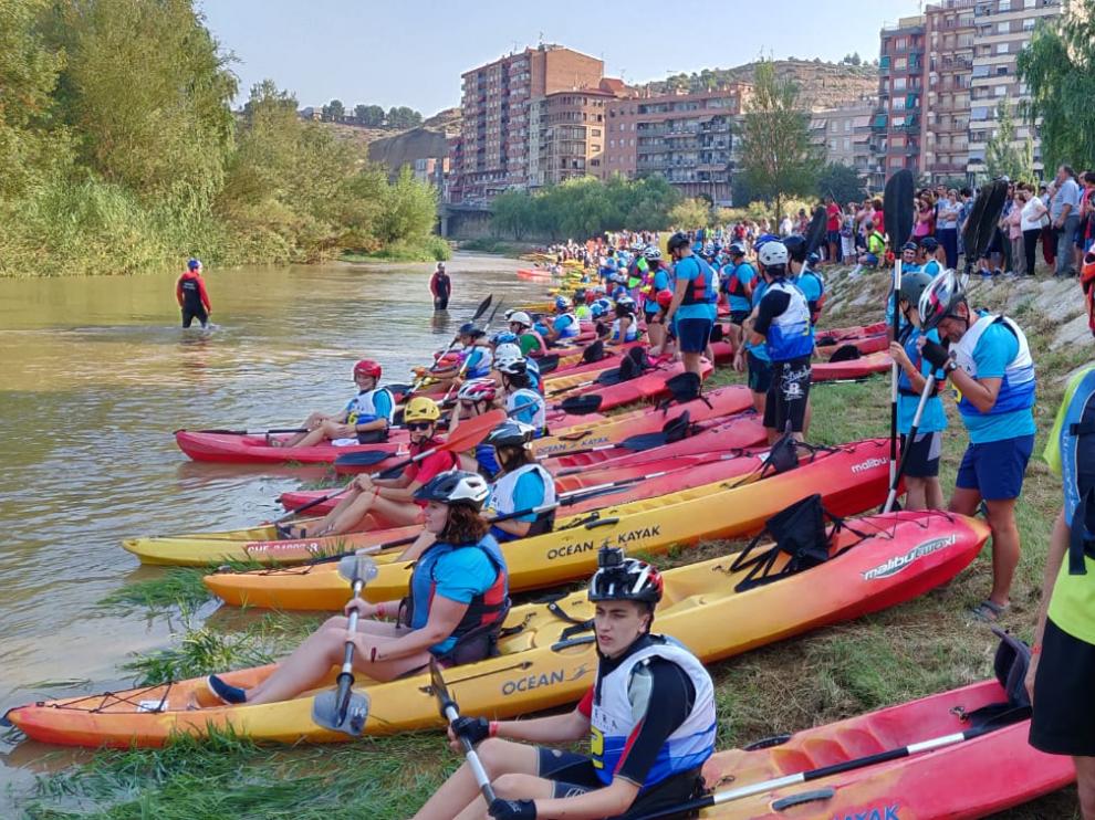 El XXII Descenso Internacional del Cinca ha arrancado este domingo en Fraga
