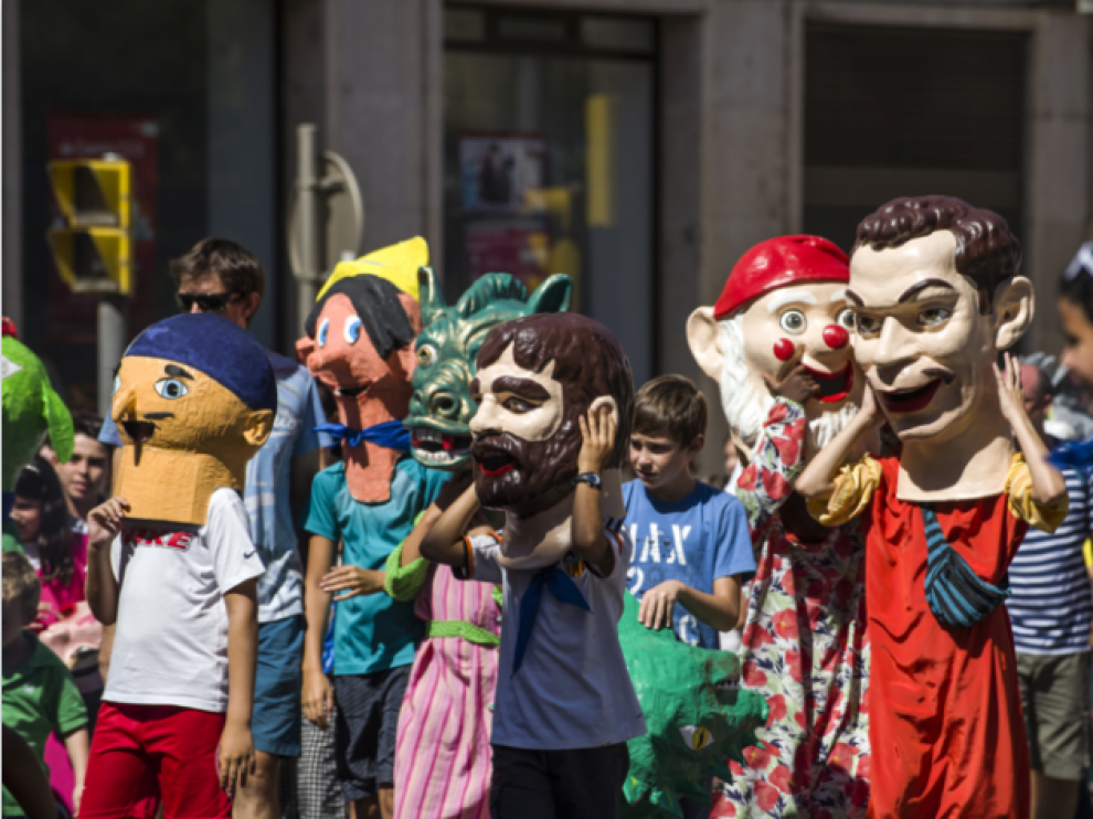 Imagen de archivo de las fiestas patronales de Barbastro.