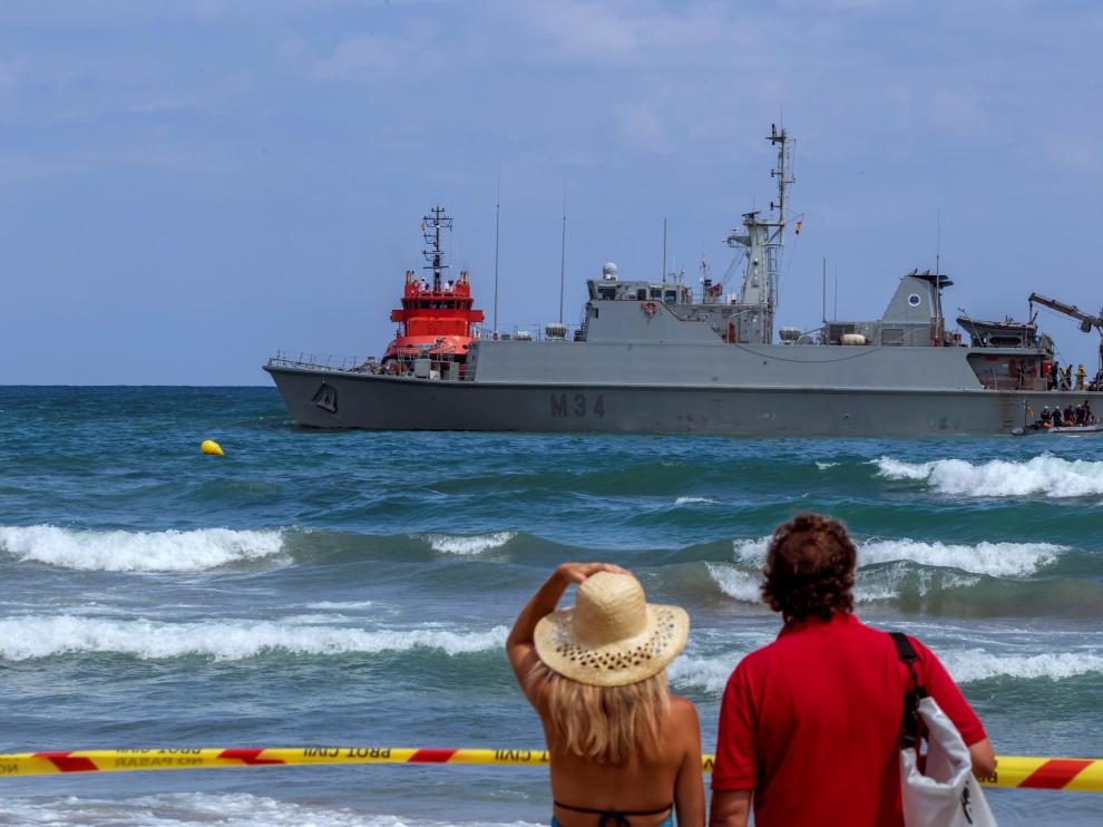 El suceso ha sorprendido a los turistas desde la playa