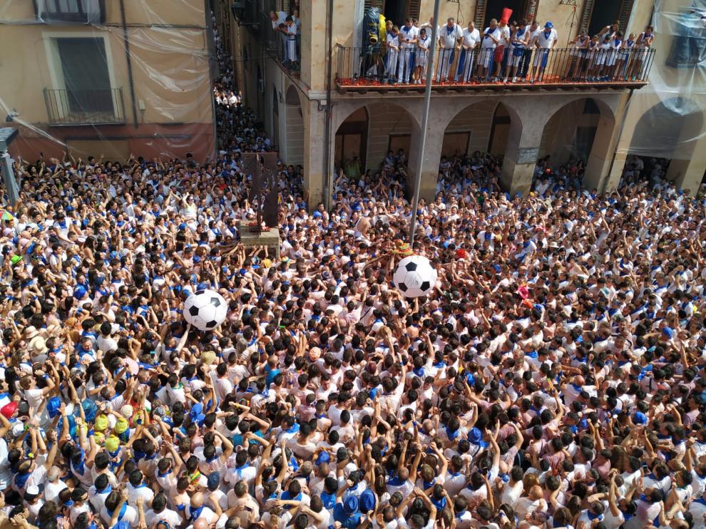 El Cipotegato en su llegada a la plaza.