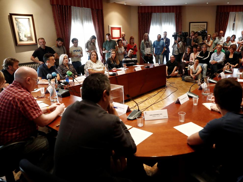 Pleno del Ayuntamiento de Huarte (Navarra).