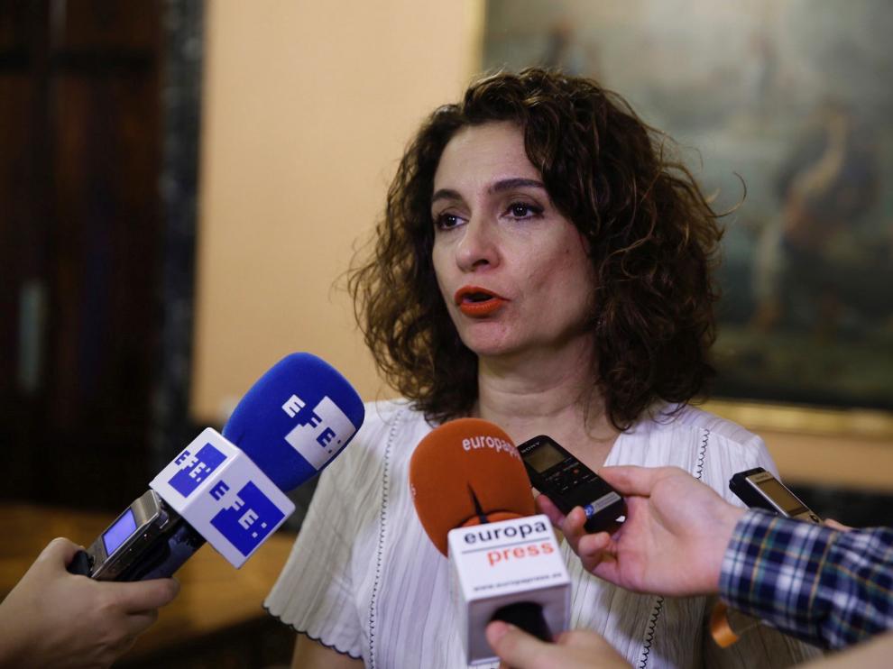 La ministra de Hacienda, María Jesús Montero