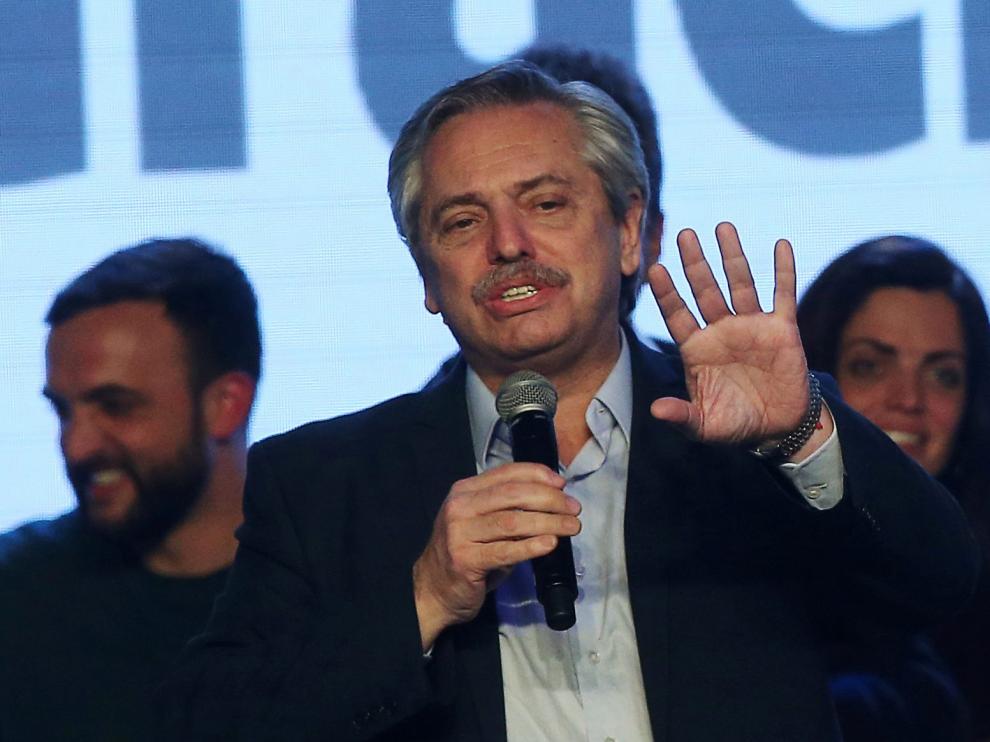 El candidato a la presidencia de Argentina, Alberto Fernández.