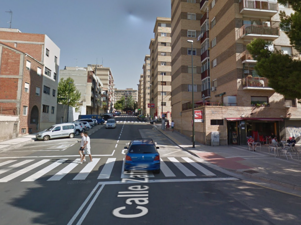 El suceso ha tenido lugar en la calle de Zafiro, en el barrio de Torrero.