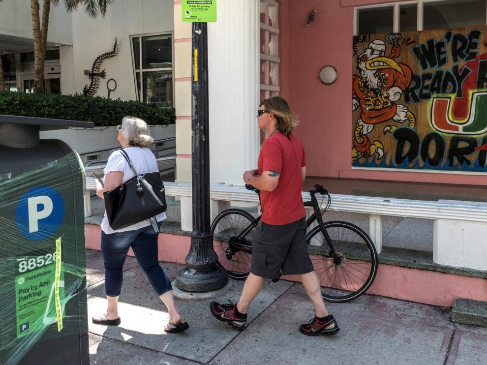 La ciudad de Miami este domingo.