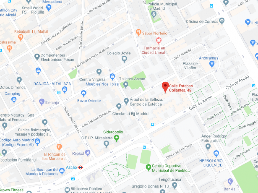 Ocurrió en la calle de Esteban Collantes, en Madrid