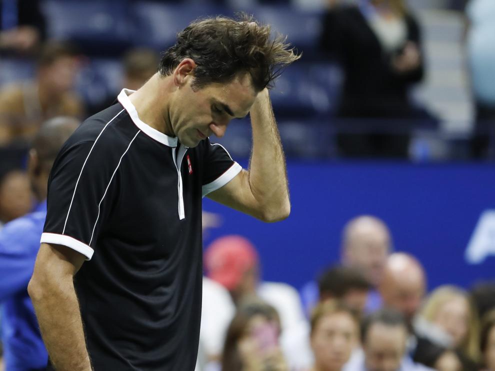 Federer tras el partido