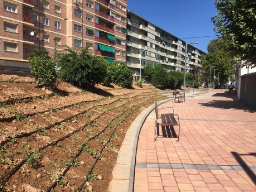 Jardines de la avenida de Ramón y Cajal.