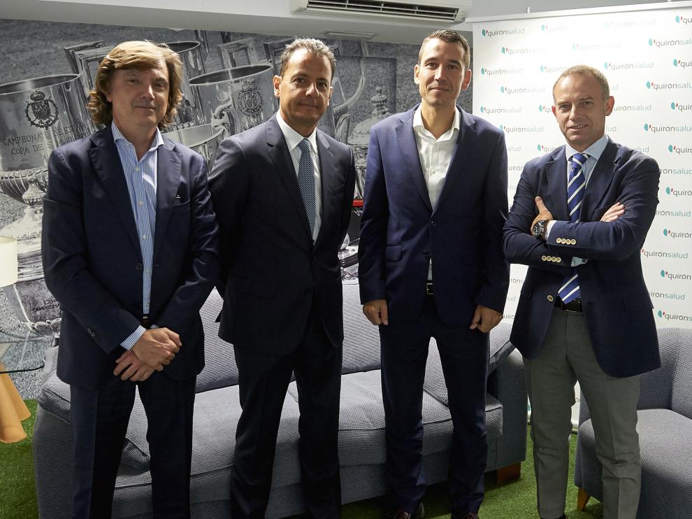 El Real Zaragoza amplía su contrato con Quirónsalud.