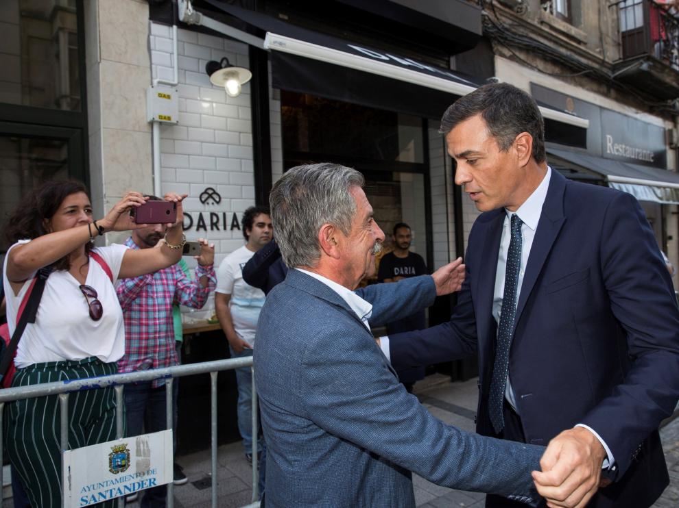 Revilla y Sánchez, este miércoles en Santander