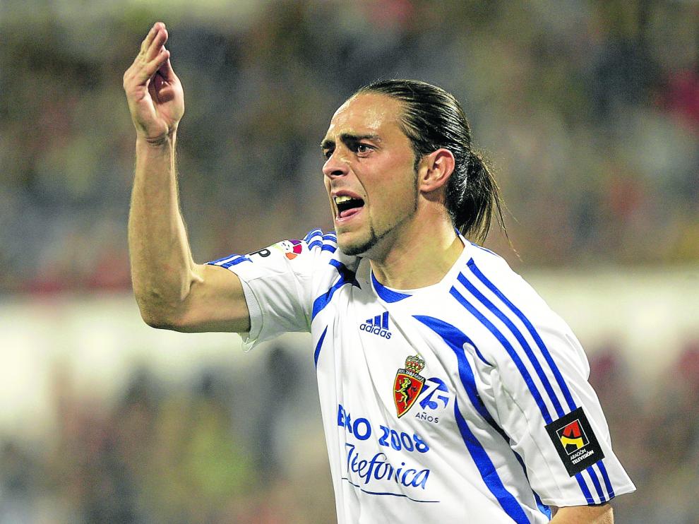Sergio García, durante su etapa en el Real Zaragoza