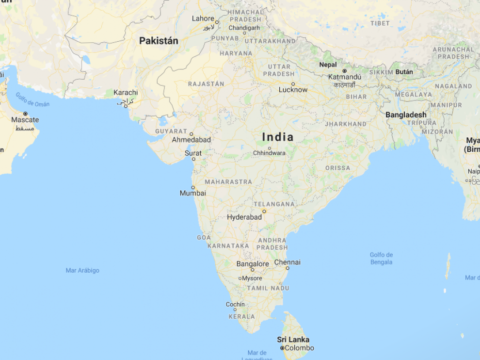 El nacimiento se produjo en la localidad de Guntur, en el estado de Andhra Pradesh