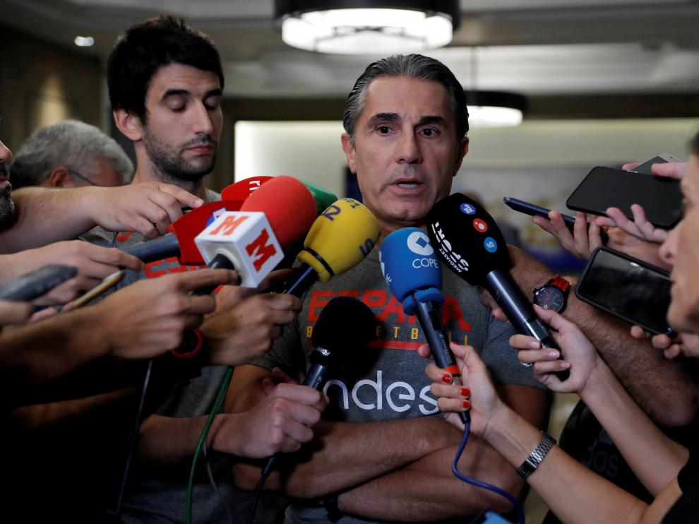 Scariolo, seleccionador nacional de baloncesto.