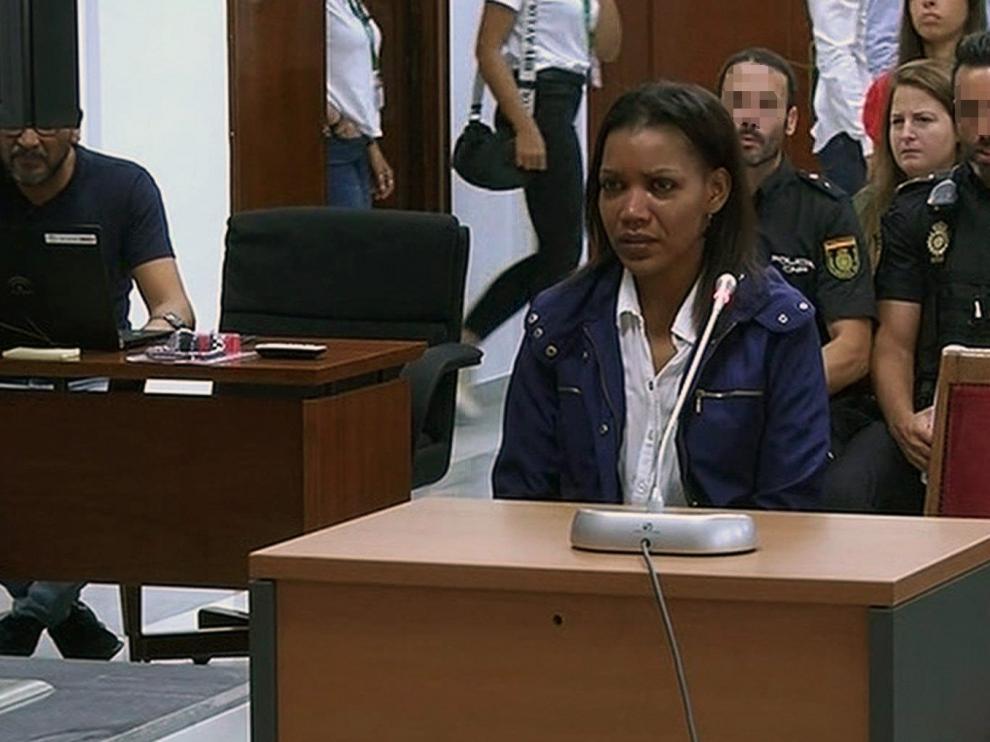 Ana Julia Quezada durante su declaración