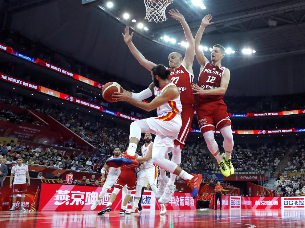 Ricky Rubio durante el partido