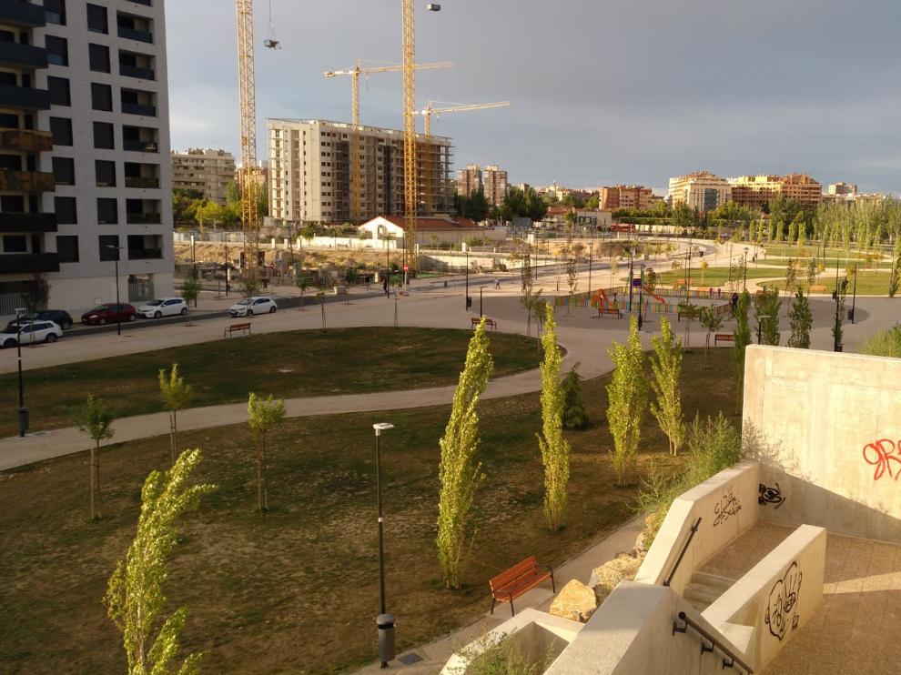 Parque que la AVV Barrio Jesús quiere que se bautice con el nombre de Ana María Suárez