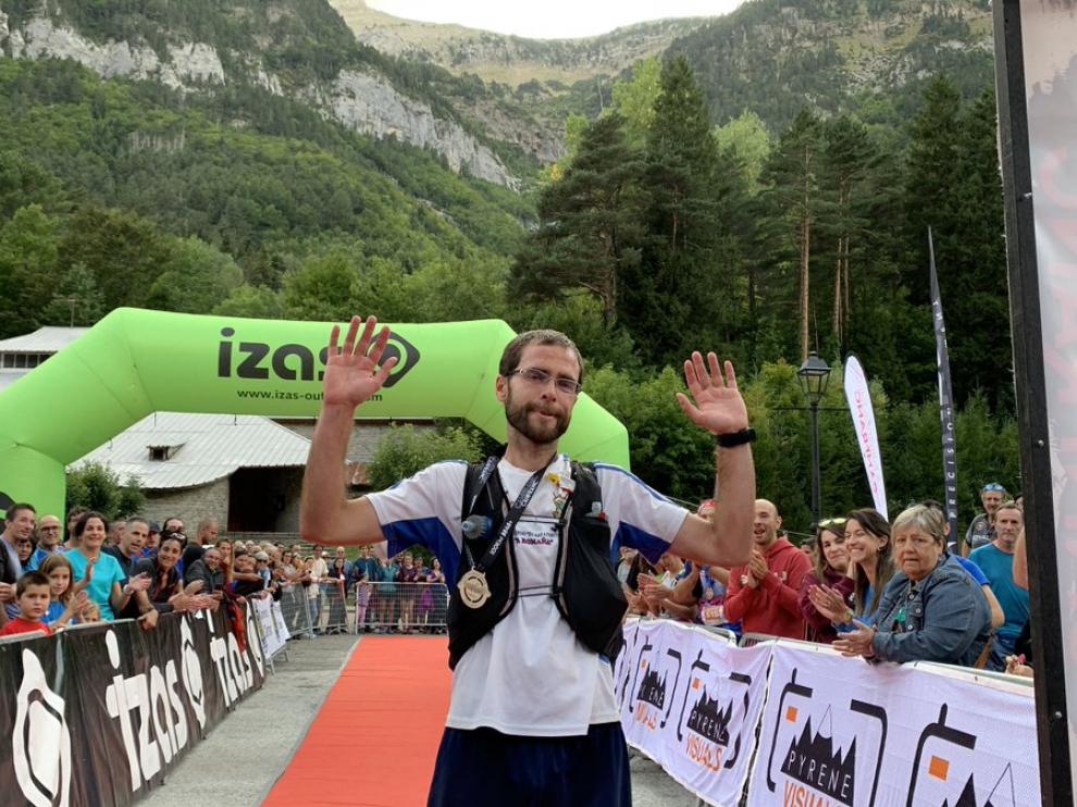 Jonatan Tejada, en Canfranc.