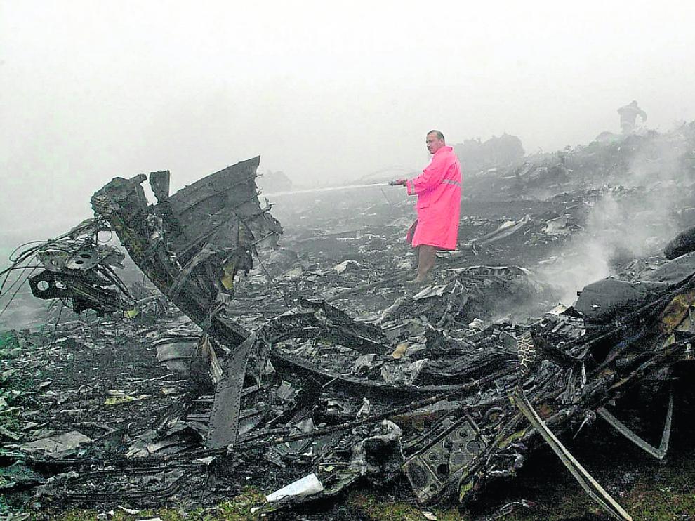 El Yak-42 se estrelló en Turquía el 26 de mayo de 2003 con 62 militares a bordo. reuters Turkey/ anatolian