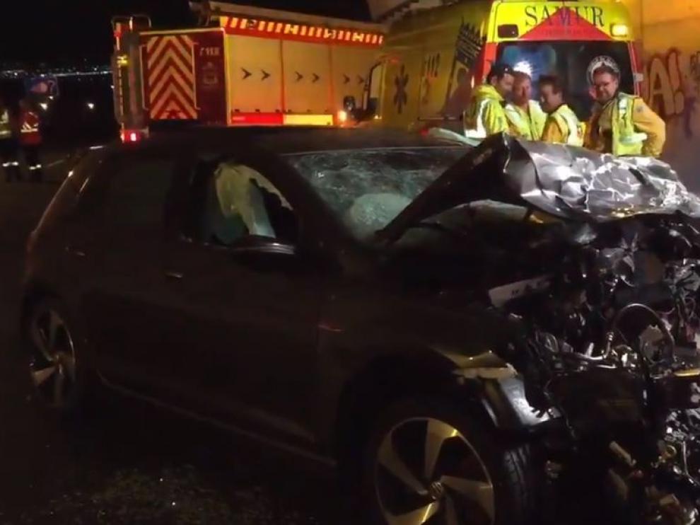 Muere un conductor en la M50 por un choque frontal contra un vehículo kamikaze