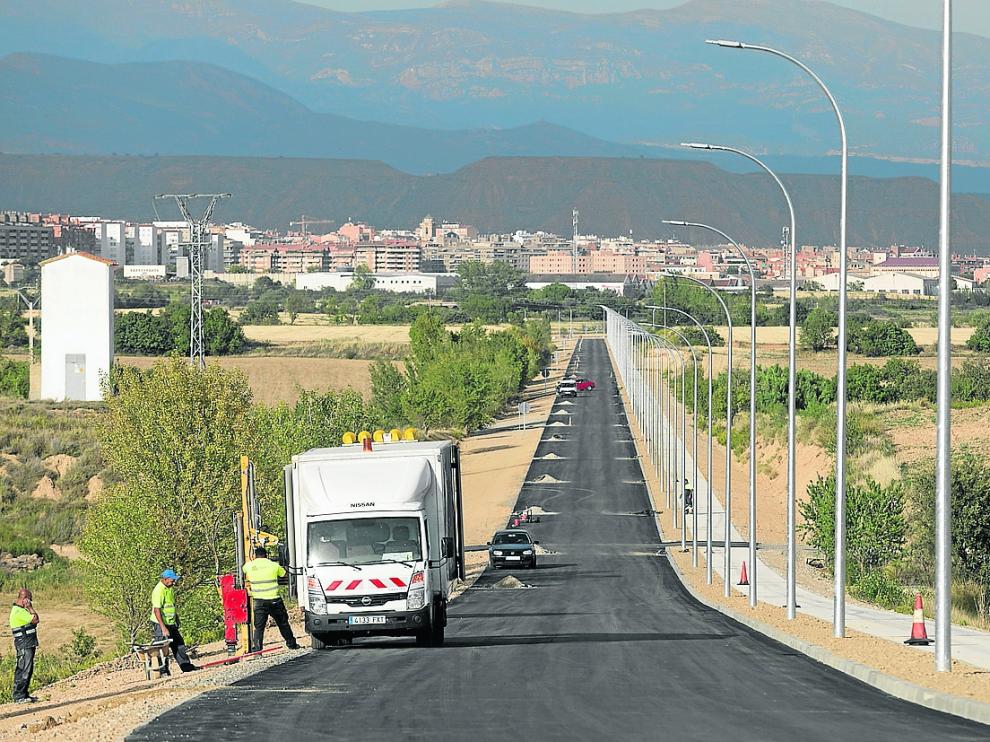 Las obras del nuevo vial de Plhus se encuentran ya en la fase final después de casi cinco meses.