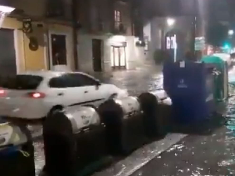Las calles de Valladolid quedaron anegadas