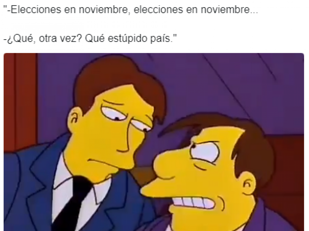 Twitter se llena de memes tras el anuncio de unas posibles elecciones en noviembre