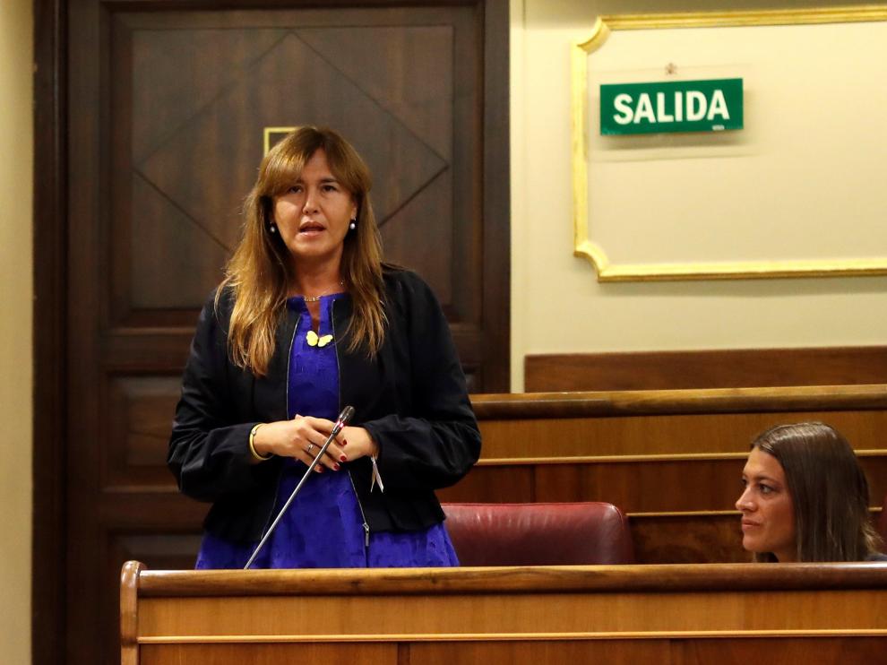 Laura Borrás, en rueda de prensa este jueves.
